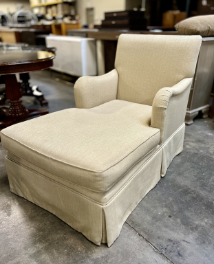 Beige Chaise Lounge