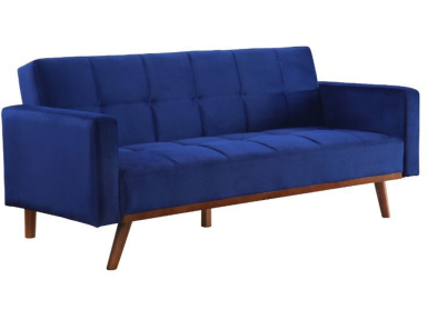 Tatiana Blue Adjustable Sofa