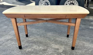 Hyatt Regency - Stone Top Desk with Single Drawer