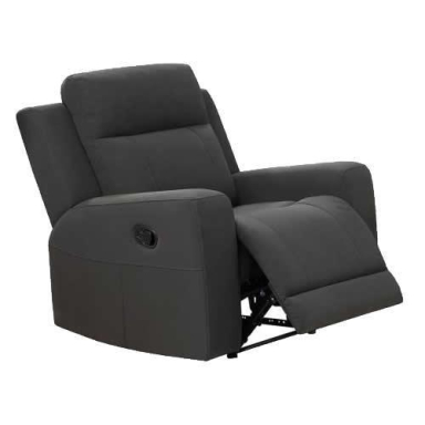 "Darrel" Reclining Chair - Dark Charcoal
