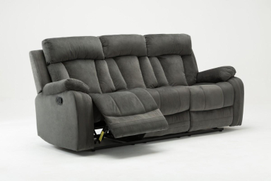 Brand New Grey Reclining Sofa