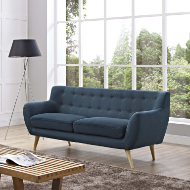 Brand New "Rema" Sofa - Azure