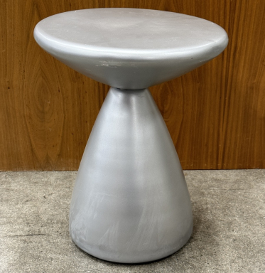 Cosmo Side Table - Matte Silver
