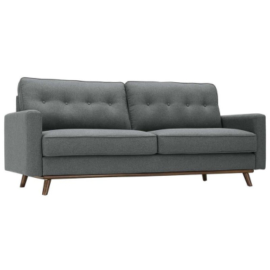 Mid-Century Inspired Prompt Sofa - Light Grey