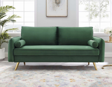 Raven Sofa in Emerald