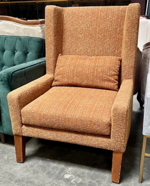 Upholstered Wingback Lounge Chair