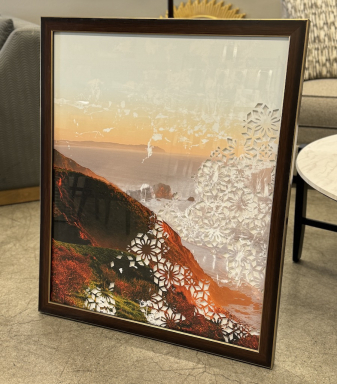 Landscape Print with Cutouts - Ritz Carlton Half Moon Bay