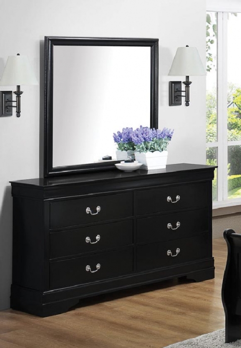 Louis Philippe Dresser MirrorDresser Mirrors-In Home Furniture San