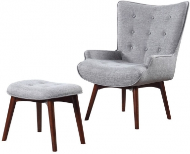 George Accent Chair & Ottoman