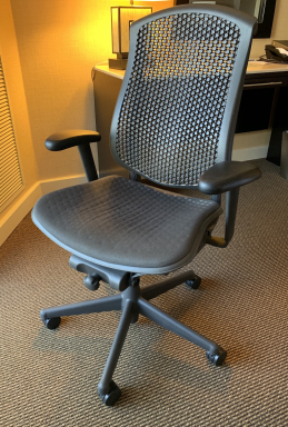 Herman Miller Celle Chair (Black - Padded Base)